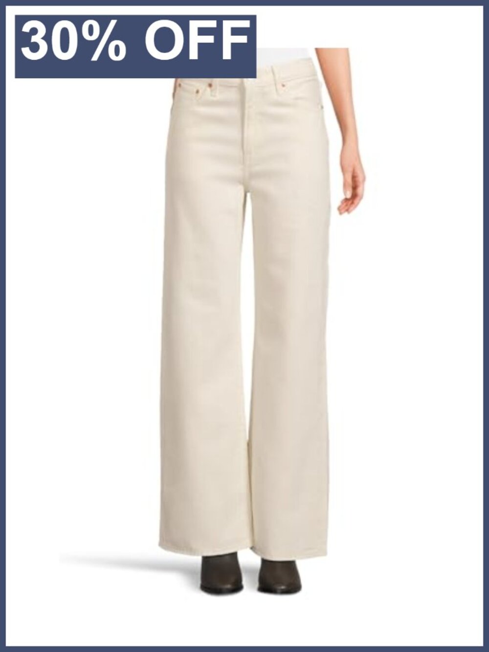 High Rise Wide Leg Jeans Super High Rise Garment-Dyed Slim Fit Denim